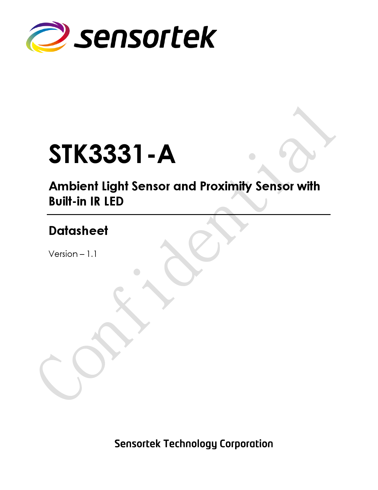STK3331-A_(SENSORTEK(昇佳))STK3331-A中文资料_价格_PDF手册-立创电子商城