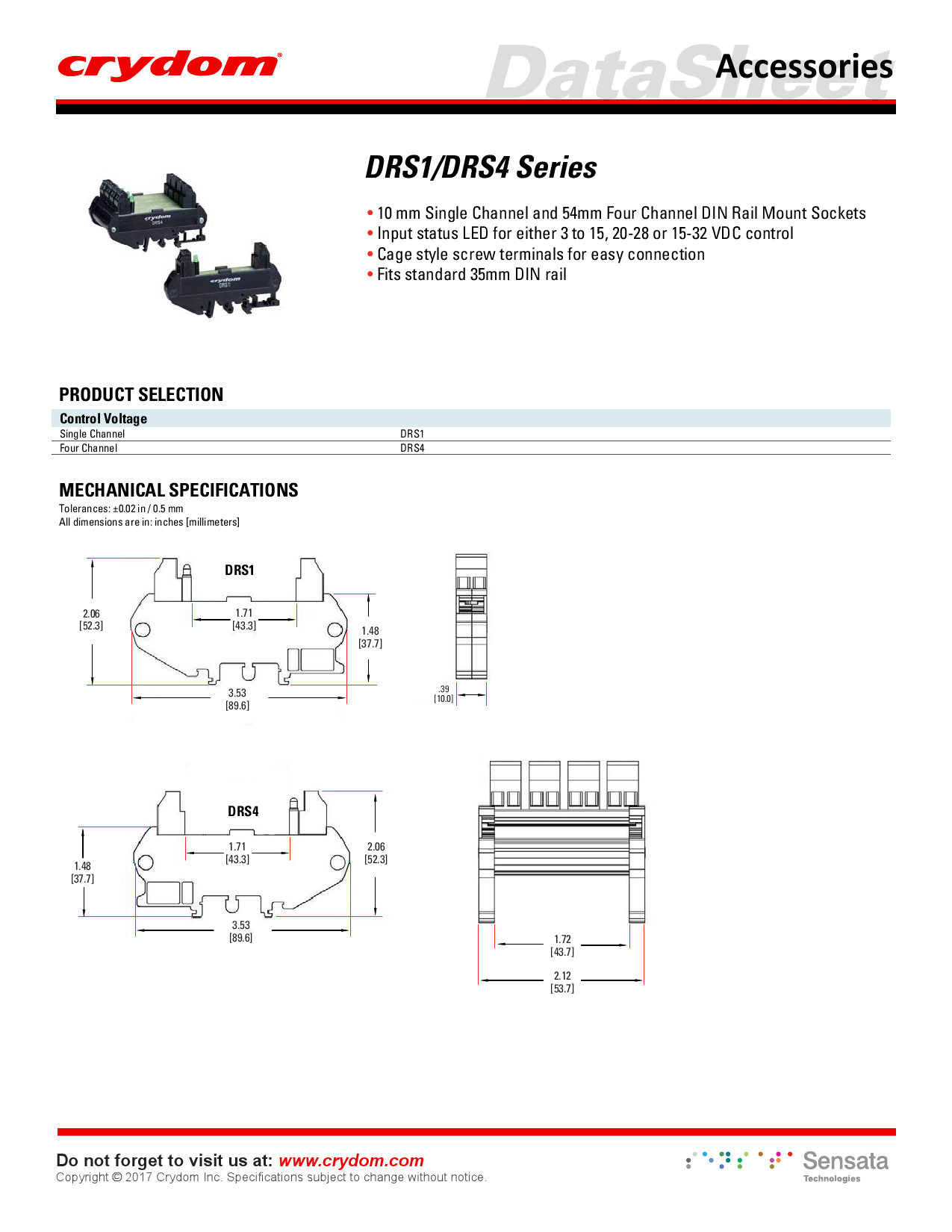 Part Number Rds4ll DRS4_(Sensata)DRS4中文资料_价格_PDF手册-立创电子商城