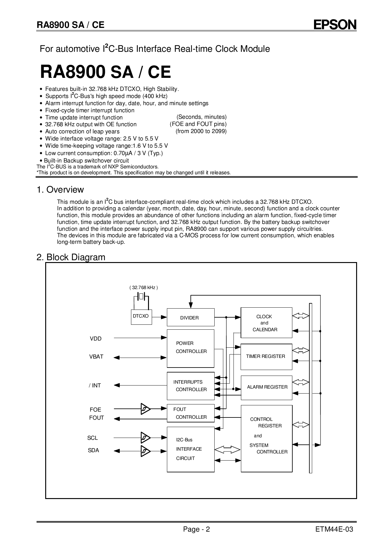 Ce8900 RA8900CE_(EPSON(爱普生))RA8900CE中文资料_价格_PDF手册-立创电子商城