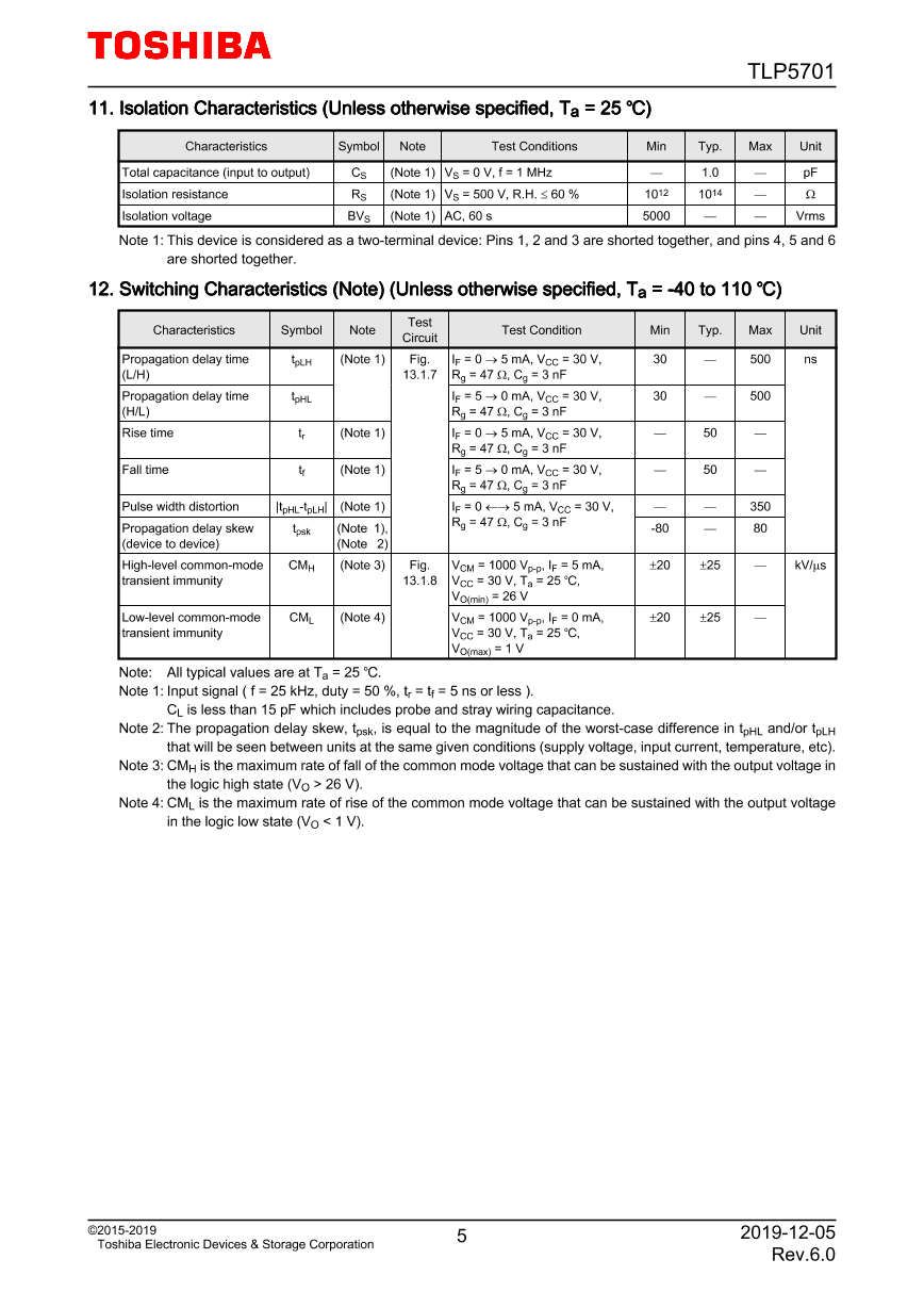 TLP5701(D4-TP,E(T_（TOSHIBA(东芝)）TLP5701(D4-TP,E(T中文资料_价格_PDF手册-立创电子商城
