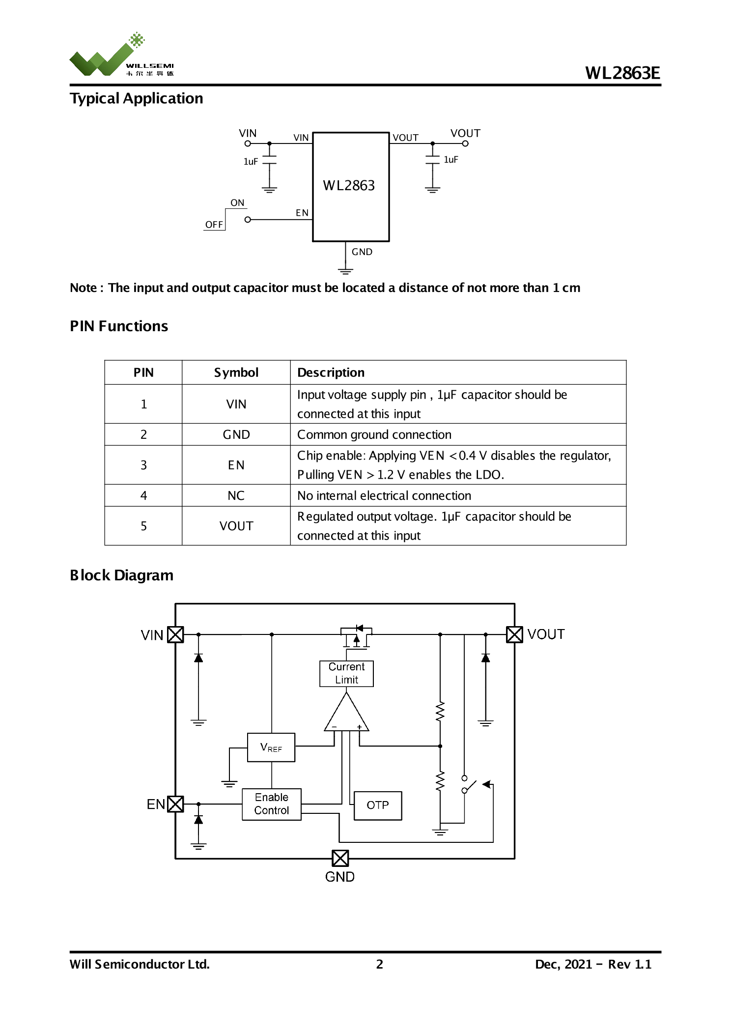 WL2863E28-5/TR_（WILLSEMI(韦尔)）WL2863E28-5/TR中文资料_价格_PDF手册-立创电子商城