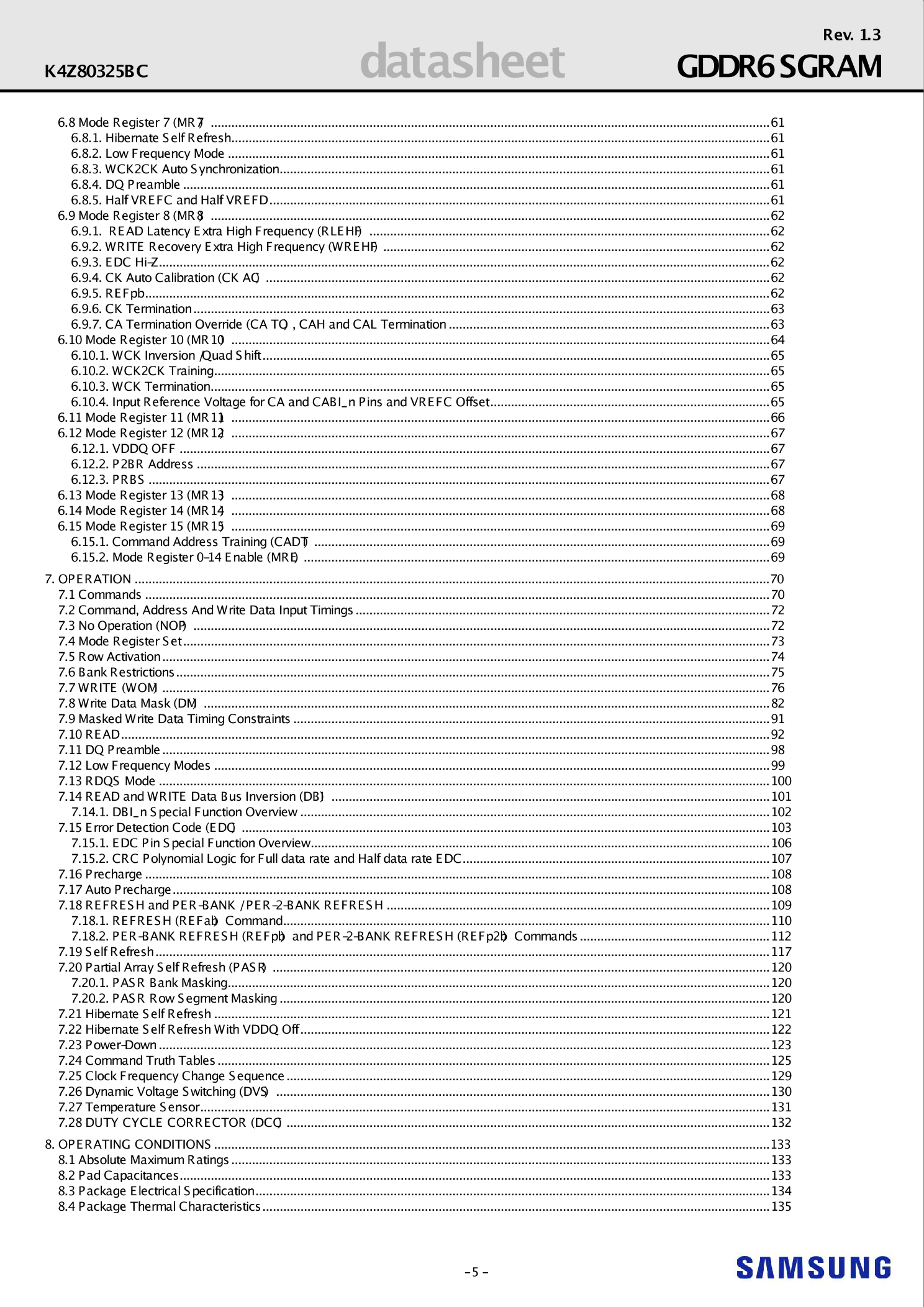 K4Z80325BC-HC14_（SAMSUNG(三星半导体)）K4Z80325BC-HC14中文资料_价格_PDF手册-立创电子商城