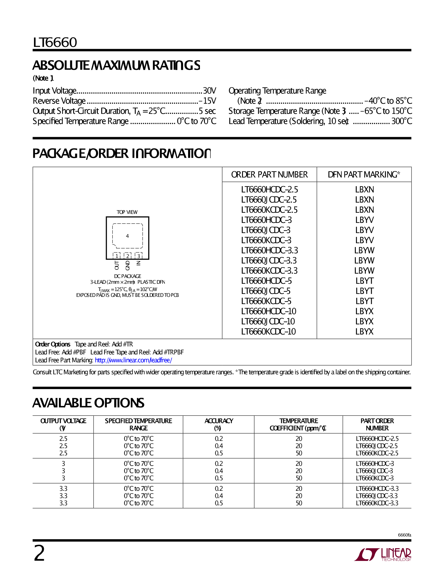 LT6660HCDC-3.3#TRPBF_(ADI(亚德诺)/LINEAR(凌特))LT6660HCDC-3.3#TRPBF中文资料_价格 ...