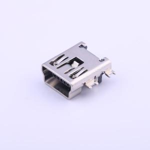 USB连接器 MINI 5P母头 铜壳 沉板1.7mm商品缩略图