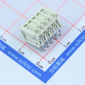 425针座连接器-弯形-05P-2.5mm白灰色商品缩略图