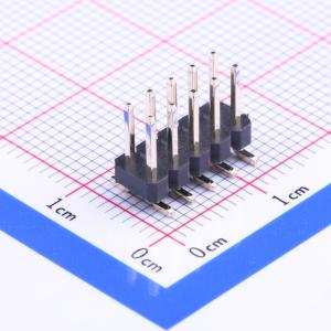 2x5P 间距:2.54mm 方针 立贴