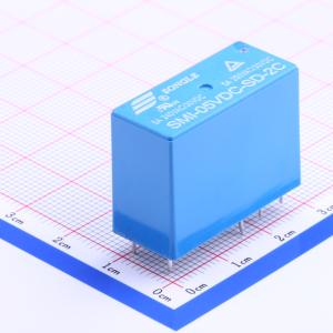 5V继电器 双刀双掷 蓝色