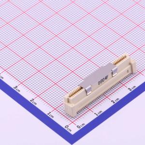 间距:0.8mm PIN:80P 立贴