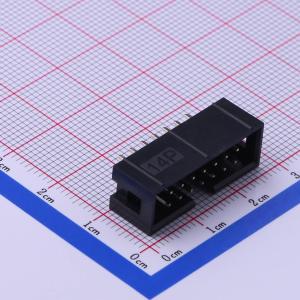 2.54mm 2x7P 排数:2 每排P数:7