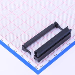 三件式黑色 2.54mm 2x17P 排数:2 每排P数:17