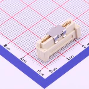 间距:0.8mm PIN:40P 立贴