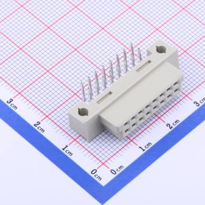 PIN:16P 间距:2.54mm 弯插