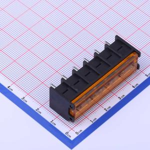 7.62mm 1x6P 每排P数:6 排数:1 直针 边脚
