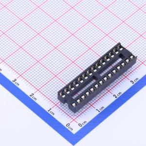 间距2.54mm P数:28P 方孔
