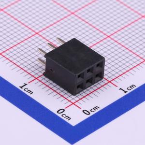 间距:2.54mm 2x3P 直插