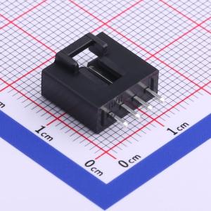黑色 1x4P 间距:2.54mm 直插