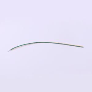 1015#18 黄/绿色 L=230MM 一端4MM剥皮上锡 一端9MM剥皮上锡