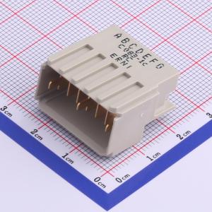 间距:3mm PIN:28P 公 弯插