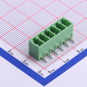 1x6P 3.81mm 排数:1 每排P数:6