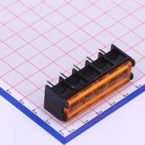 9.5mm 1x5P 每排P数:5 排数:1 直针 边脚