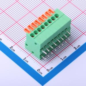1x8P 2.54mm 每排P数:8 排数:1