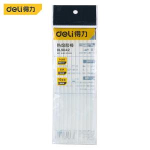 [1包10支]得力(deli) 高粘性热熔胶枪胶棒胶条 7mm*200mm