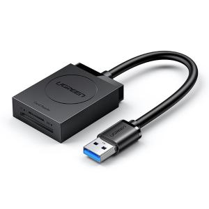 UGREEN(绿联)USB3.0高速读卡器 SD/TF二合一多功能读卡器 适用手机单反相机行车记录仪监控存储内存卡读卡器20250