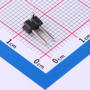 1x2P 间距:2.54mm 方针 立贴
