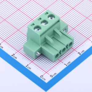 绿色 5mm 1x3P 排数:1 每排P数:3 螺丝固定
