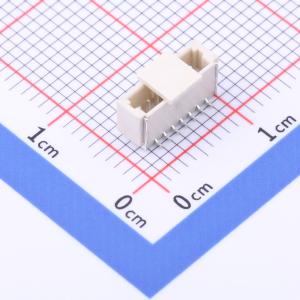 1x7P 间距:1mm 立贴 系列:SH