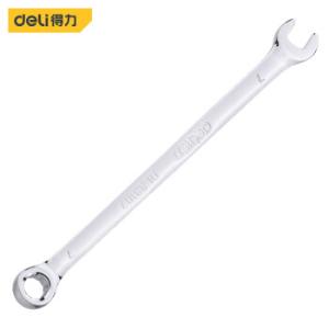 得力（deli ）镜面两用扳手梅花开口扳手套装板手汽修梅开呆扳手工具 镜面两用扳手55mm