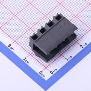 1x4P 5.08mm 排数:1 每排P数:4