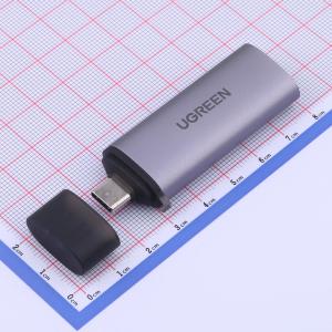 UGREEN(绿联)Type-C3.0多功能高速读卡器 二合一OTG读卡器 支持SD/TF单反相机记录仪手机存储内存卡 双卡双读 50704