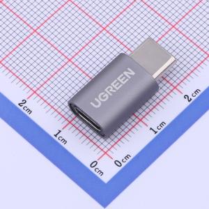 UGREEN(绿联)Micro母转Type-C公转接头铝壳款 铁灰色 30511 停产