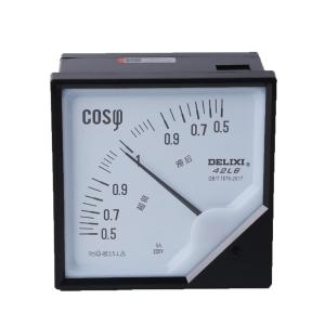 DELIXI(德力西) 指针式功率因数表 0.5-1-0.5 220V 5A 2.5级 1个