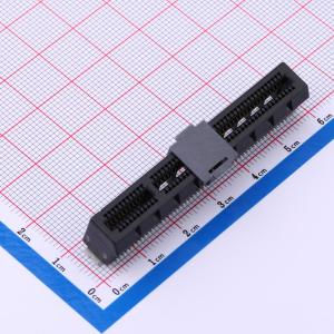 PCIE5.0 PCI-E SMT 立贴 98PIN (X8) 镀金15u 无卤 CAP