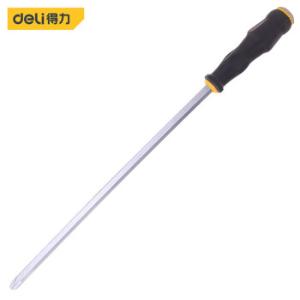 得力（deli） 十字橡塑柄穿心螺丝批敲击螺丝刀PH4x300mm