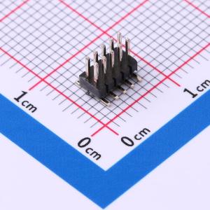 2x5P 间距:1.27mm 方针 立贴