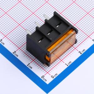 6.35mm 1x3P 边脚 排数:1 每排P数:3