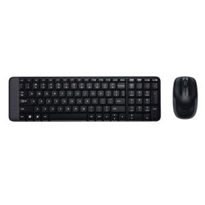 Logitech（罗技） MK220 键鼠套装 家用商务办公无线鼠标无线键盘套装 920-003236 黑色