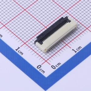 间距:0.5mm P数:24P 翻盖式 下接