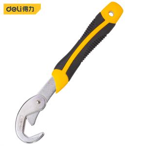 得力(deli) 多功能扳手万用管钳自紧扳子 23-32m
