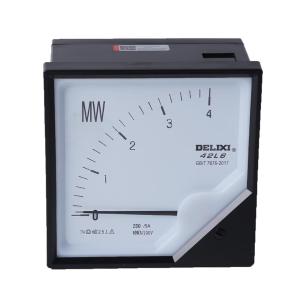 DELIXI(德力西) 指针式交流有功功率表 10kV/100V 250/5A 2.5级 1个