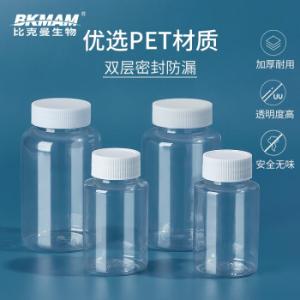 BKMAM(比克曼生物),PET聚酯透明塑料瓶,100mL,大口,110405063