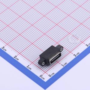 俩件套 Type-C 母 卧贴