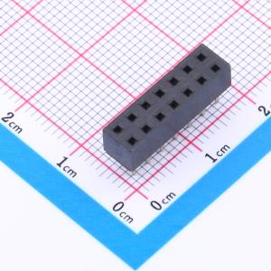 间距:2.54mm 2x7P 直插