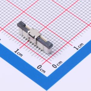 间距:0.5mm P数:18P 抽屉式 单侧触点/垂直