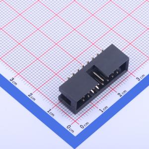 2.54mm 2x8P 排数:2 每排P数:8