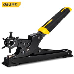 得力（deli）重型台式省力打孔钳 腰带皮带打孔器家用多功能打孔器打孔钳子