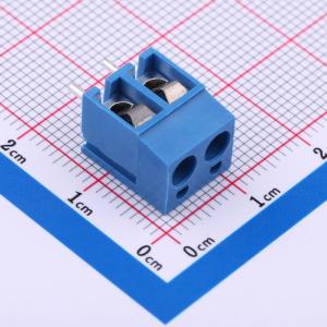 1x2P 5mm 直插 排数:1 每排P数:2